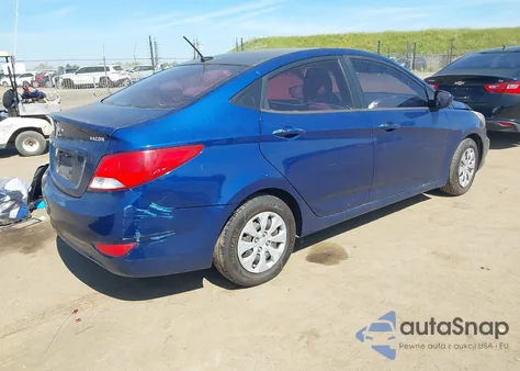 2015 Hyundai Accent Gls из США, поврежденный, VIN KMHCT4AEXFU808875